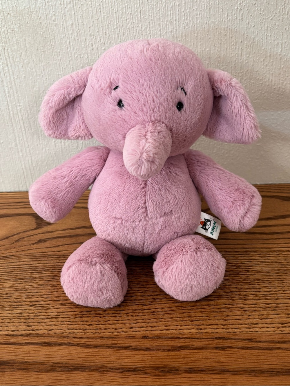 JellyCat Ottie the Elephant Pink Plush Retired Rare